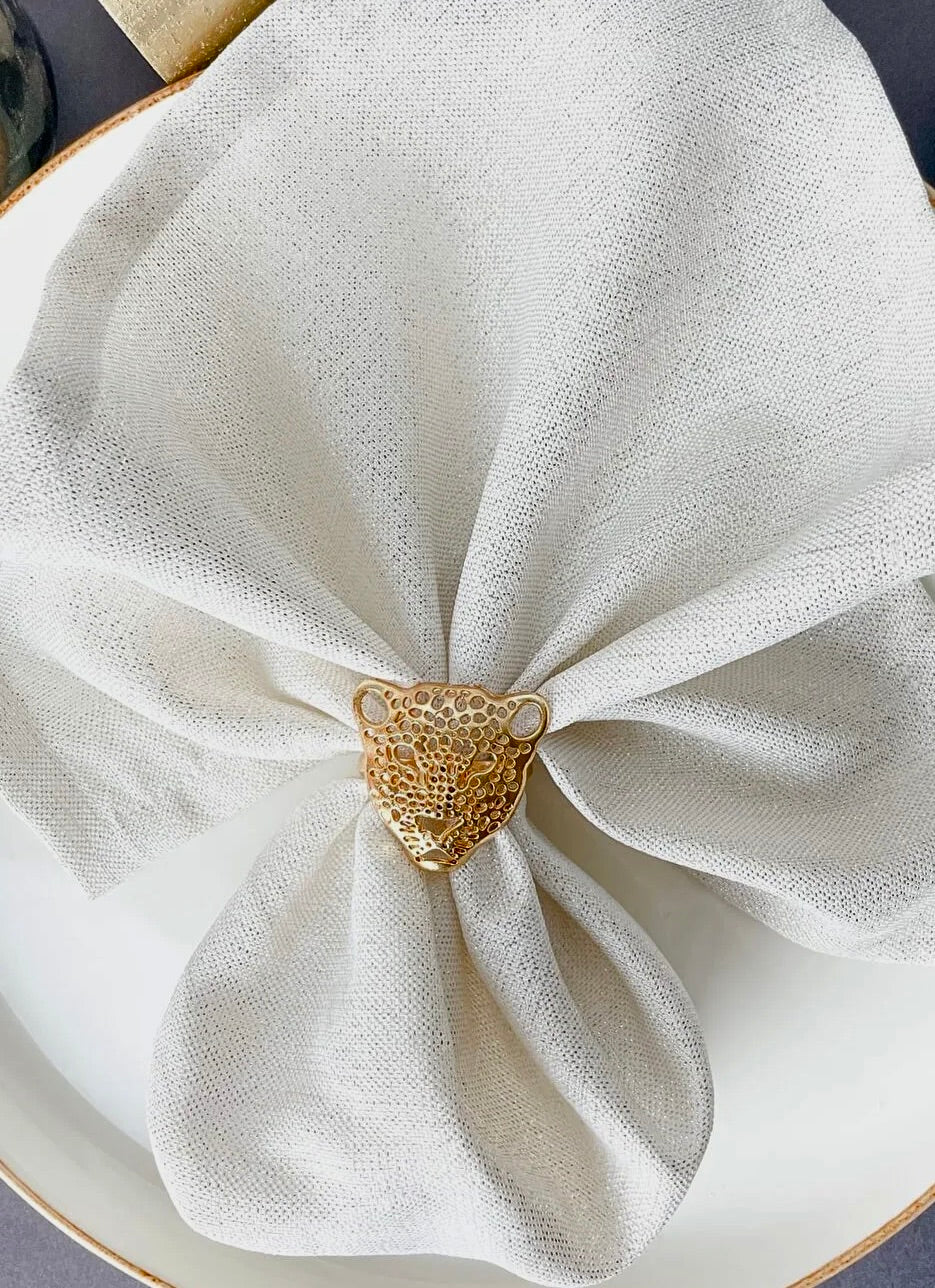 Leopard Napkin ring Set of 4