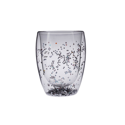 CHRISTMAS FUN GLASS SILVER STAR