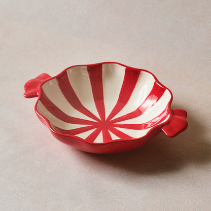 CHRISTMAS CANDY TWIRLY PLATE