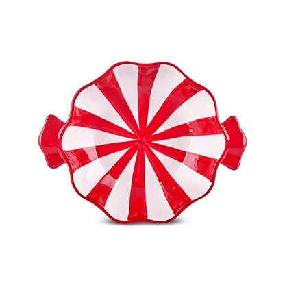 CHRISTMAS CANDY TWIRLY PLATE