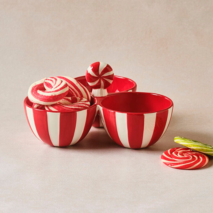 CHRISTMAS CANDY SNACK BOWL