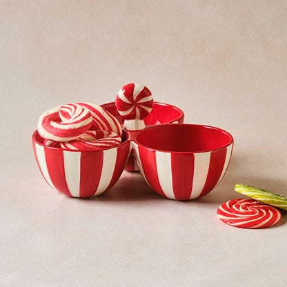 CHRISTMAS CANDY SNACK BOWL