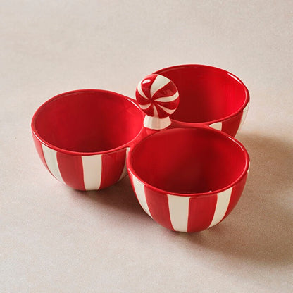CHRISTMAS CANDY SNACK BOWL