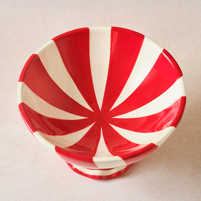 CHRISTMAS CANDY TWIST DEEP BOWL