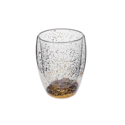 CHRISTMAS FUN GLASS GOLDEN GLITTER