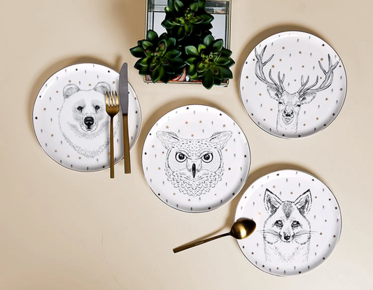 Christmas Winter Set of 4