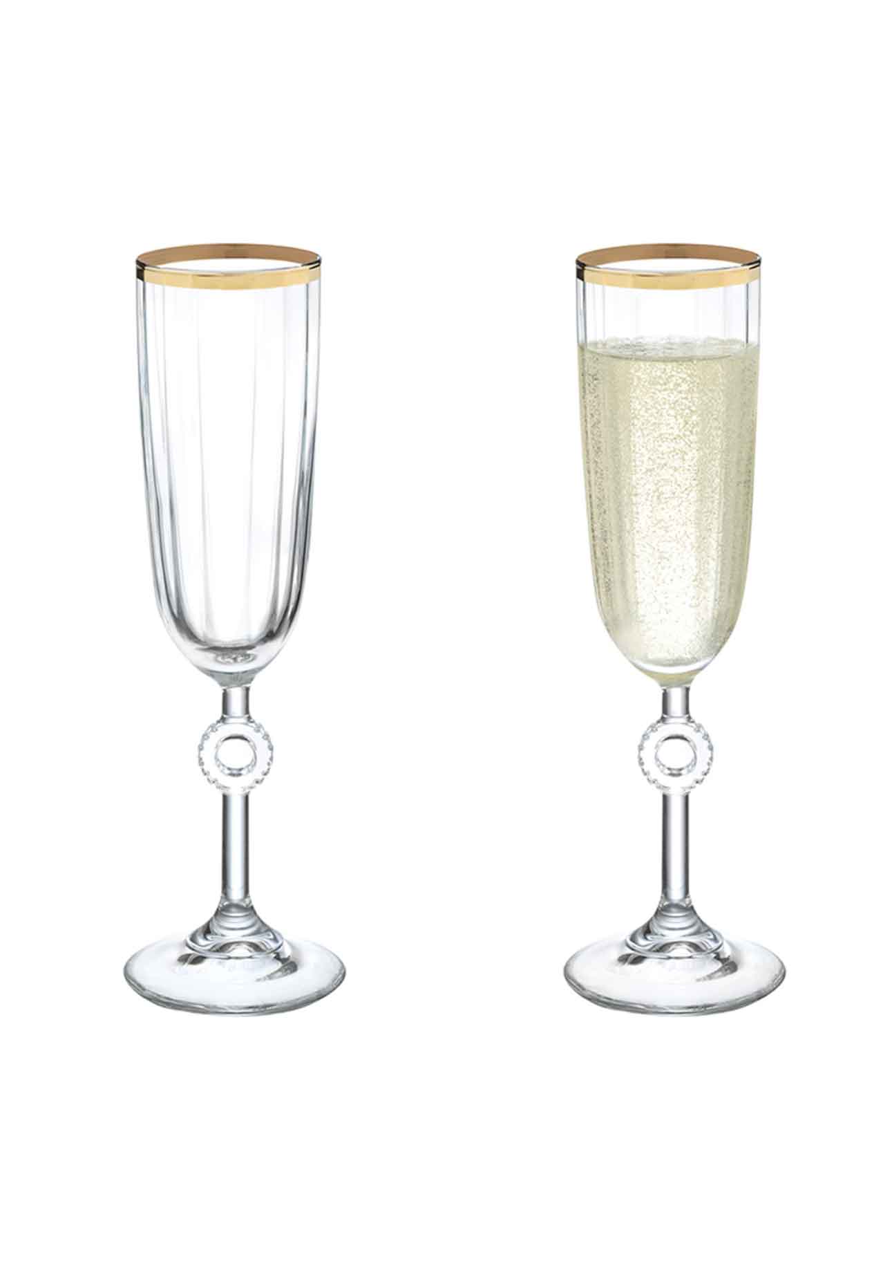 Dilek Champagne Flutes (Set of 2)