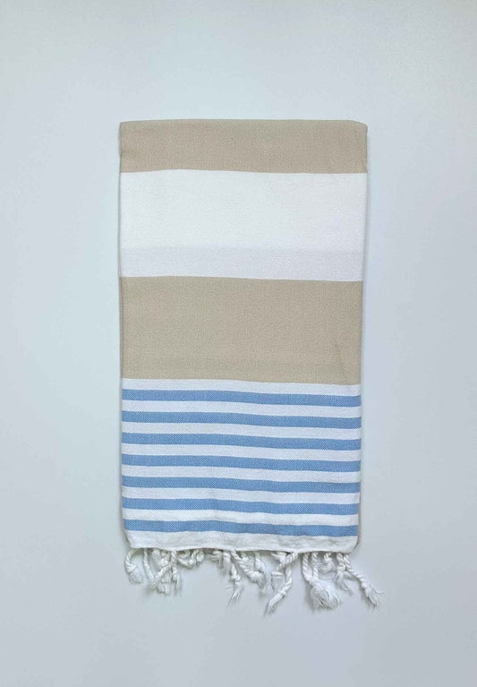 Ladine Peshtemal Beige-Blue