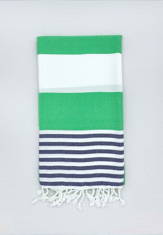 Ladine Peshtemal Green-Navy