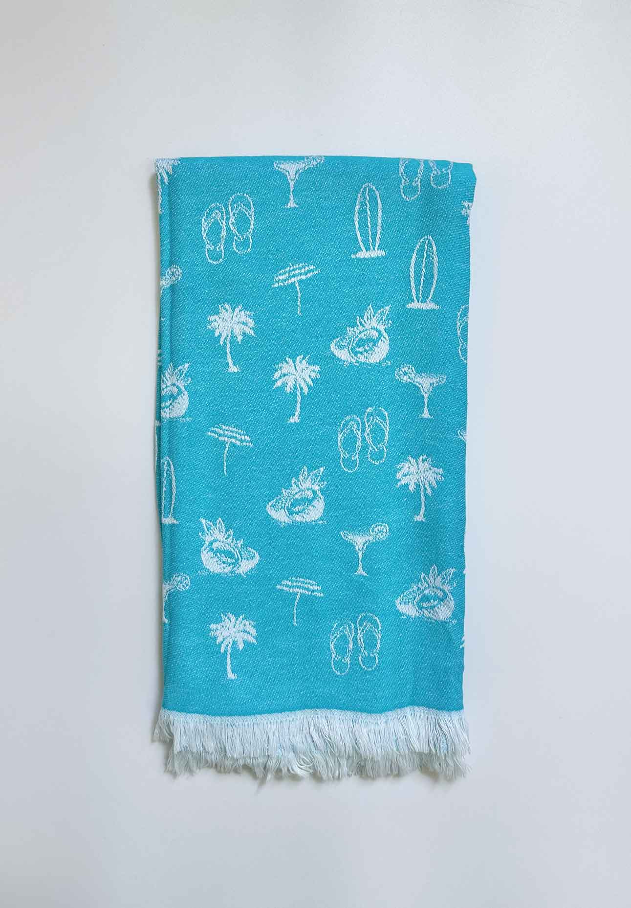 Parti Towel Aqua