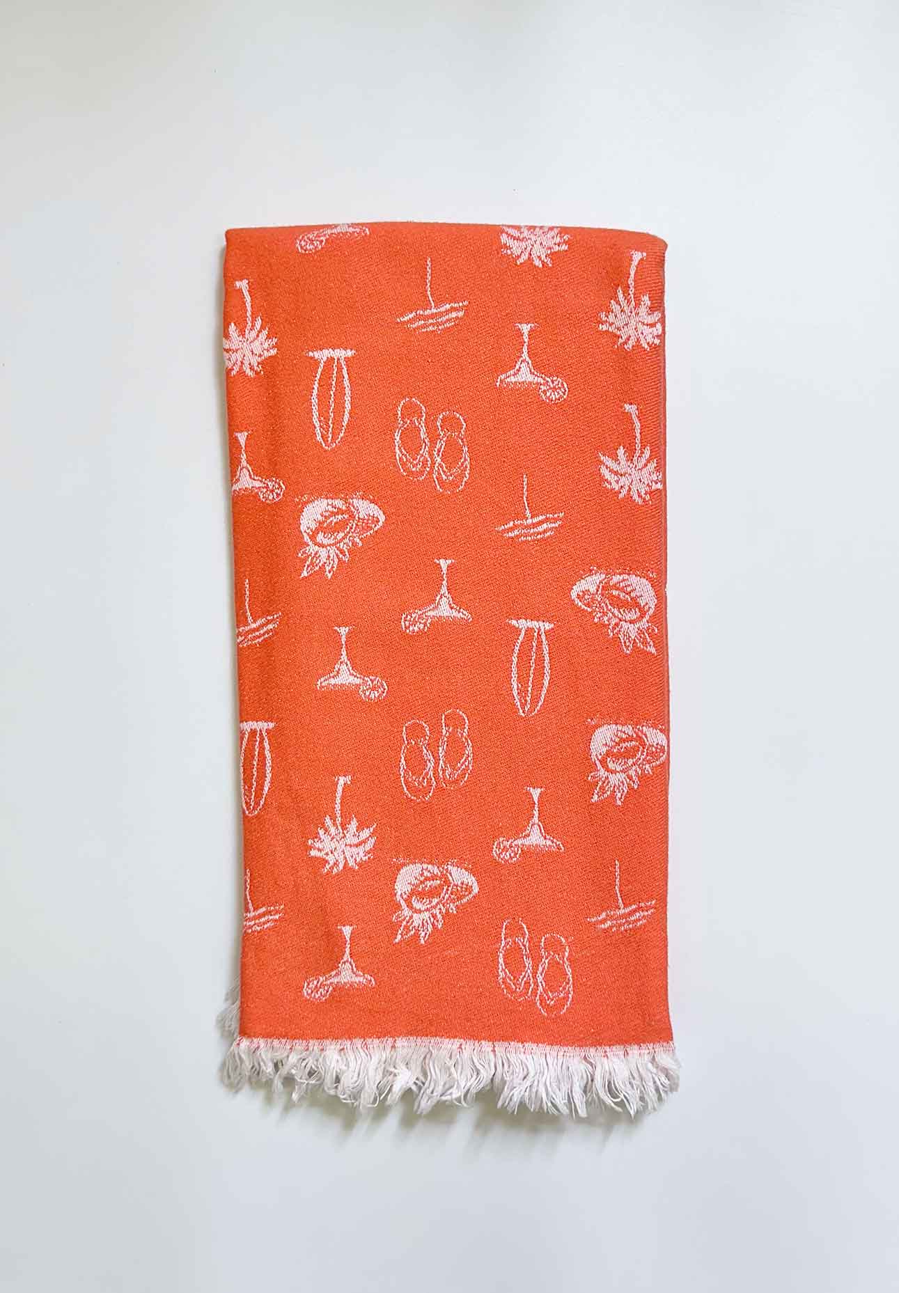 Parti Towel Coral