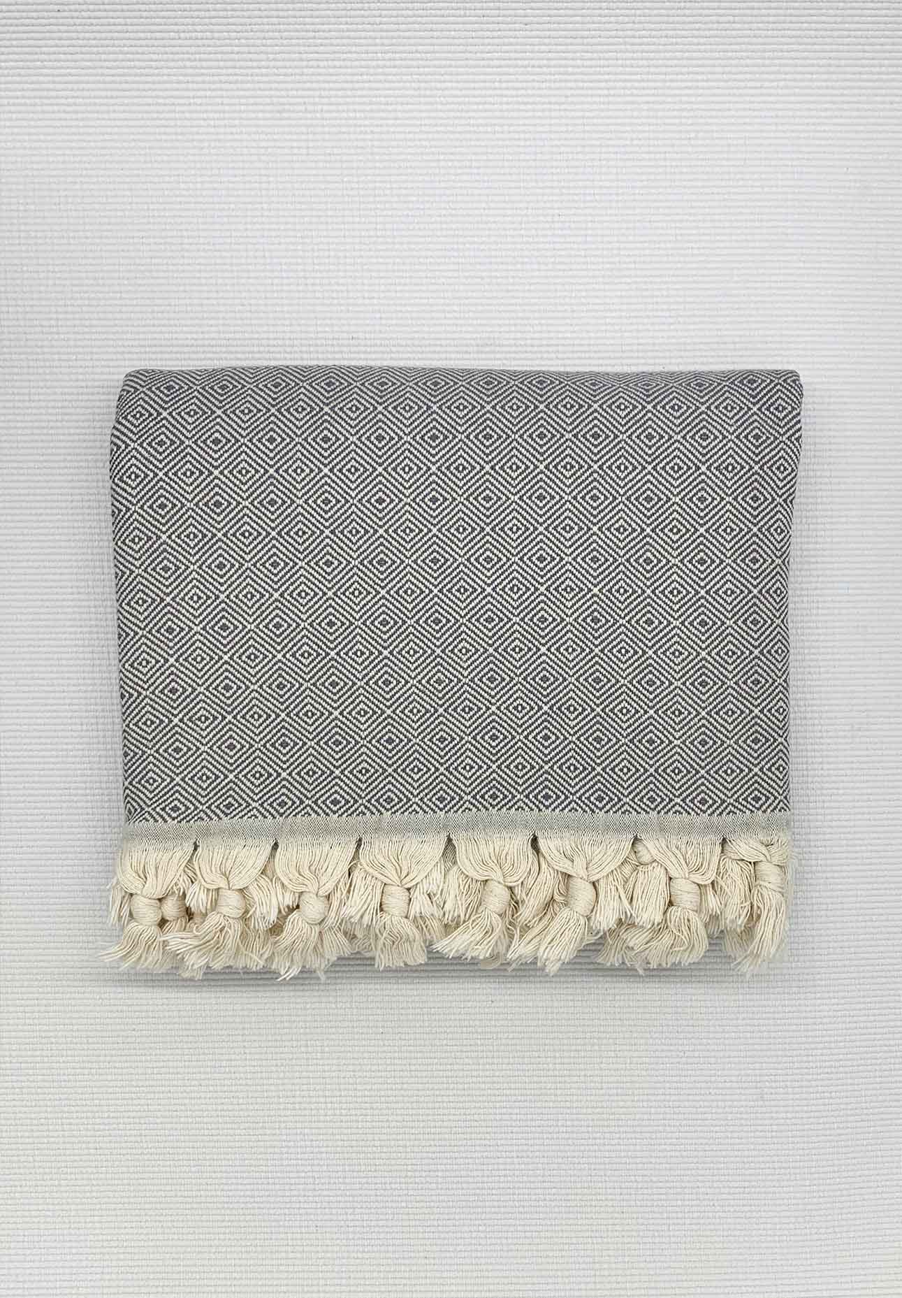 Dalyan Throw Charcoal