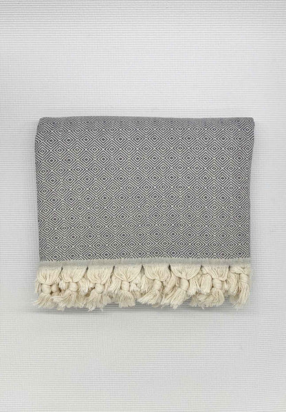 Dalyan Throw Charcoal