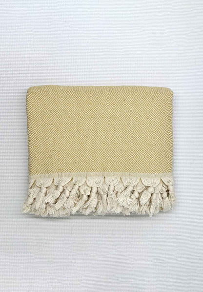 Dalyan Throw Mustard